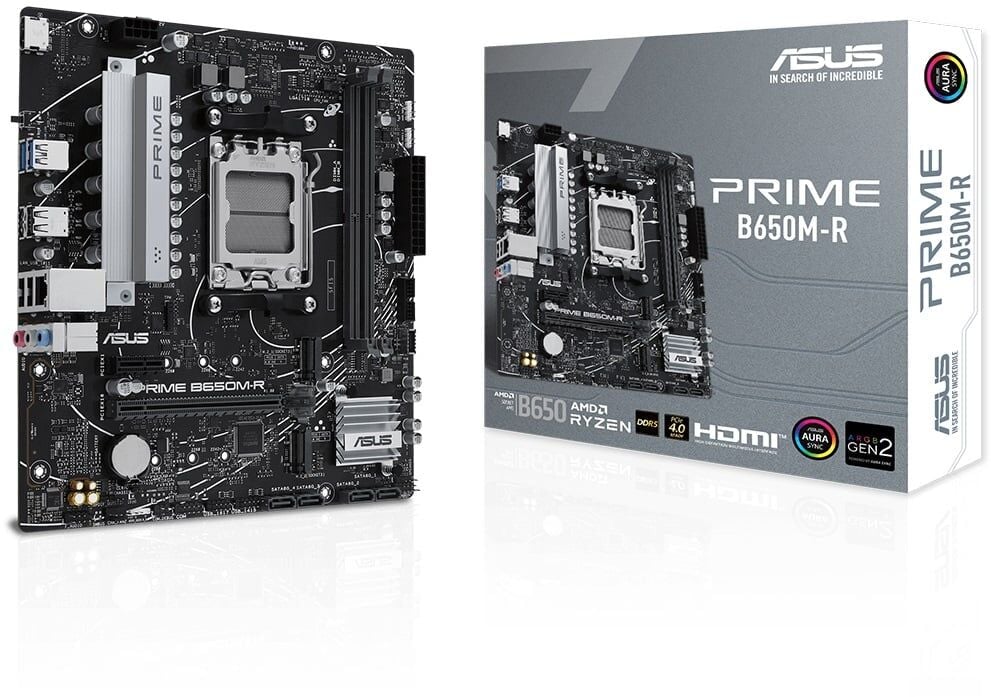 ASUS Prime B650M-R AMD B650 AM5 DDR5 7200+(OC)MHz 2xM.2 mATX Anakart