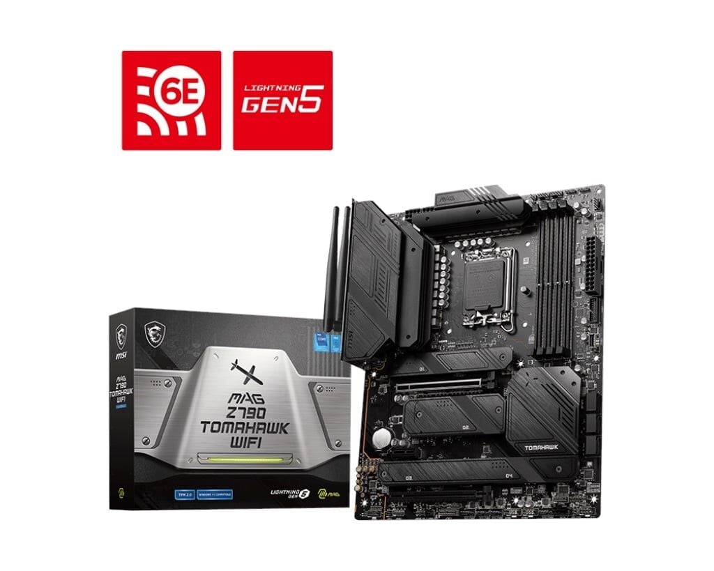 MSI MAG Z790 TOMAHAWK WIFI DDR5 Intel Z790 Soket 1700 DDR5 7200(OC)MHz ATX Anakart