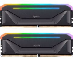 APACER NOX RGB 32GB (2x16GB) 5200MHz CL36 DDR5 Siyah Ram-AH5U32G52C522NBAA-2