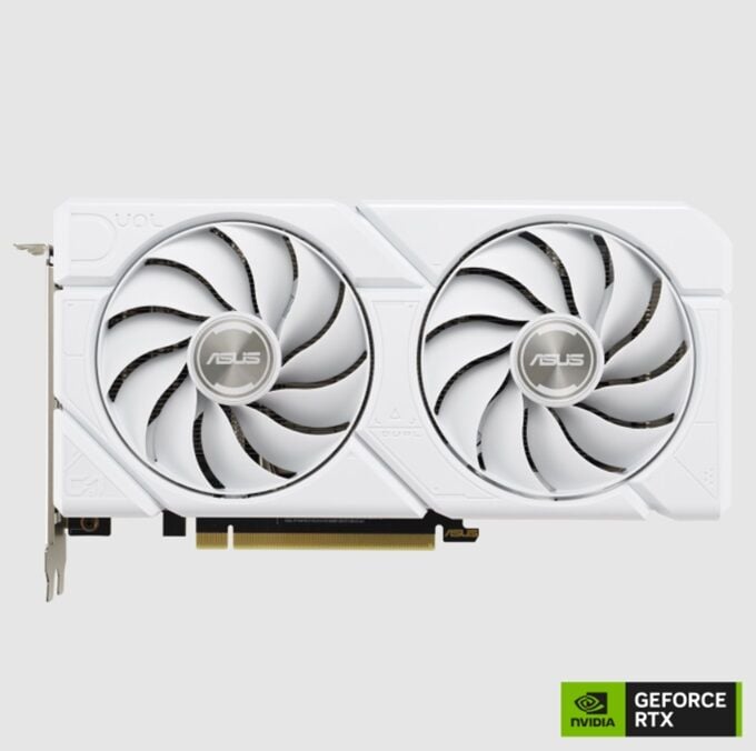 ASUS Dual GeForce RTX 4070 SUPER EVO White OC Edition 12GB GDDR6X