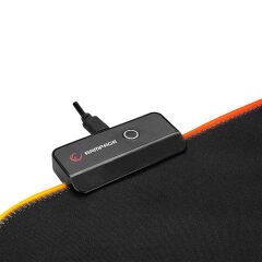 RAMPAGE Pulsar RGB XL (MP-22) Siyah 300*800*3mm RGB Ledli Gaming Mouse Pad