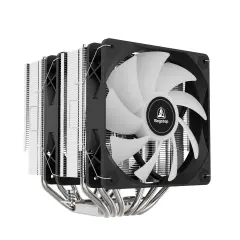 SEGOTEP FZ6 Pro Siyah 2x120mm Kule Tipi İşlemci Soğutucu (LGA 1851 ve AM5, AM4 Uyumlu)