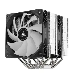 SEGOTEP FZ6 Pro Siyah 2x120mm Kule Tipi İşlemci Soğutucu (LGA 1851 ve AM5, AM4 Uyumlu)