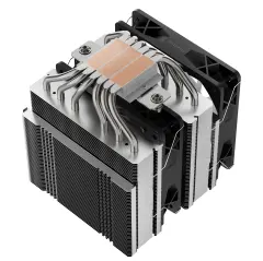 SEGOTEP FZ6 Pro Siyah 2x120mm Kule Tipi İşlemci Soğutucu (LGA 1851 ve AM5, AM4 Uyumlu)