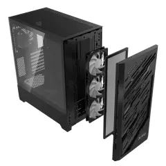 XPG Starker Air BTF 4x ARGB Fan USB 3.2 Siyah E-ATX Mid-Tower Kasa (STARKERAIRBTFMTA-BKCWW)