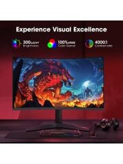 KOORUI 27 27E6QCA Curved 180Hz Gaming 2K Monitör Siyah 1ms
