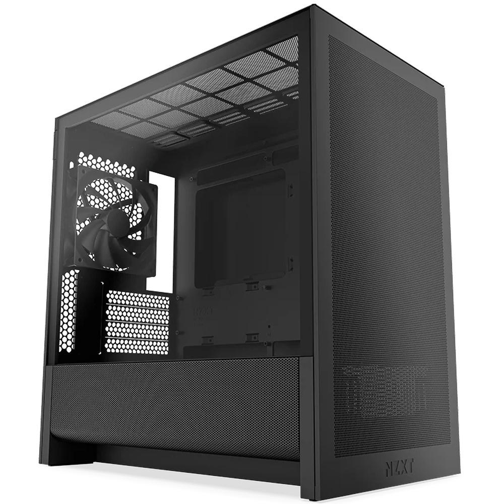 NZXT H3 Flow Edition USB 3.2 USB-C Siyah mATX Kasa CC-H31FB-01