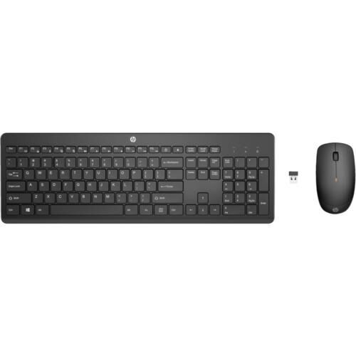 HP 235 1Y4D0UT Kablosuz Klavye Mouse Set Siyah