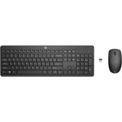 HP 235 1Y4D0UT Kablosuz Klavye Mouse Set Siyah