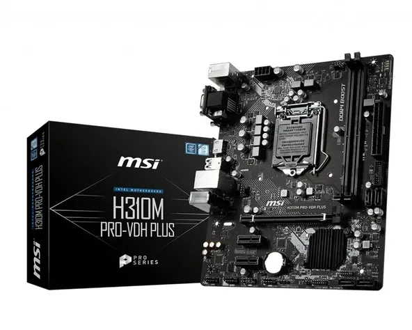 MSI H310M PRO-VDH PLUS SOKET 1151 DDR4 2666 DVI VGA HDMI USB3.1 mATX OUTLET