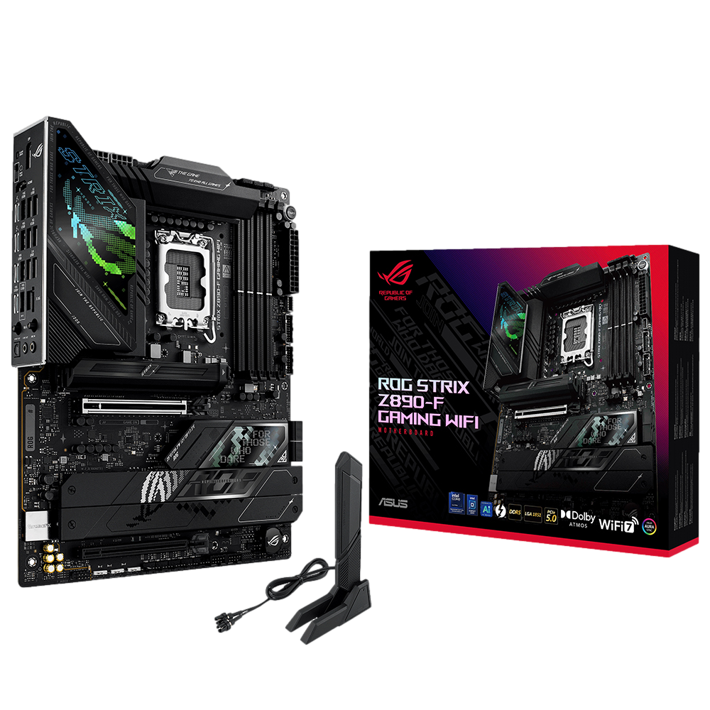 ASUS ROG STRIX Z890-F GAMING WIFI Intel LGA1851 Z890 DDR5 8800+MHz(OC) ATX Anakart