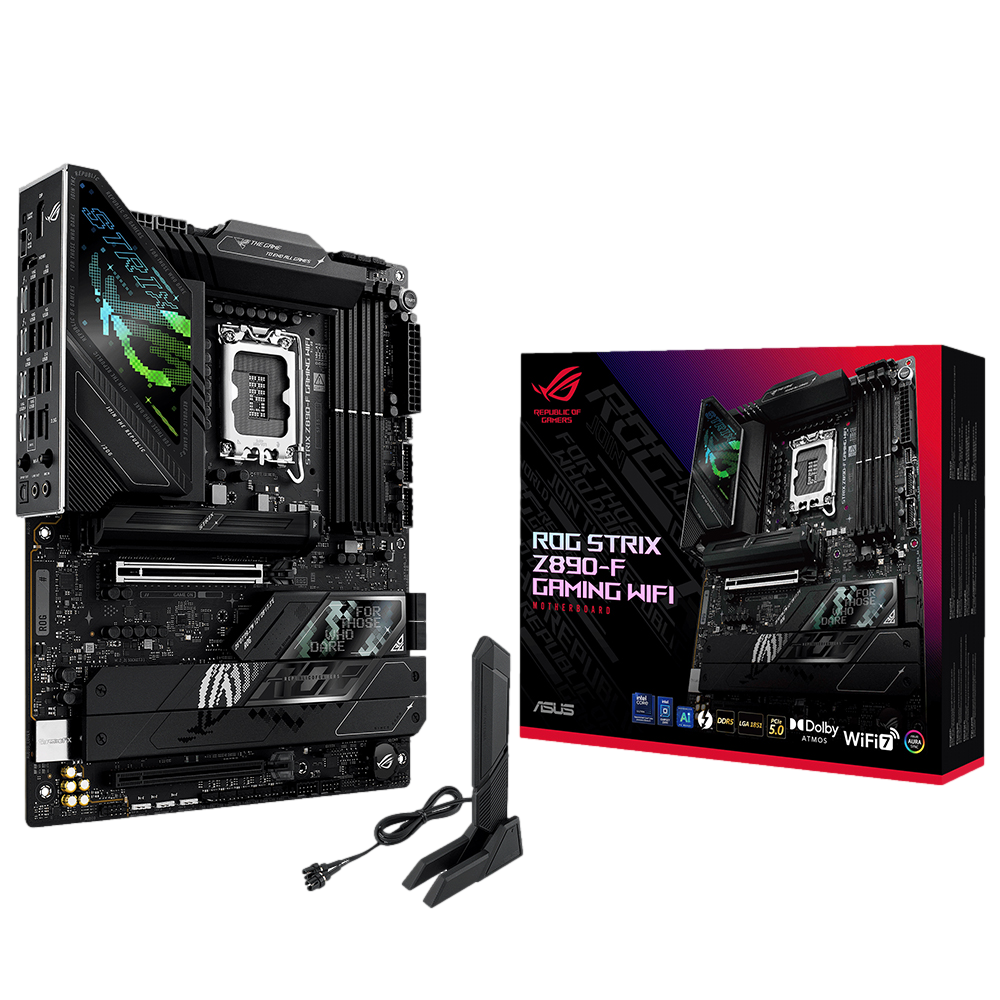 ASUS ROG STRIX Z890-F GAMING WIFI Intel LGA1851 Z890 DDR5 8800+MHz(OC) ATX Anakart