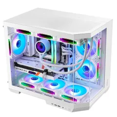 SEGOTEP Lumi 3T Beyaz 750W 80+ Bronze Midi Tower Kasa (6xARGB Fan)