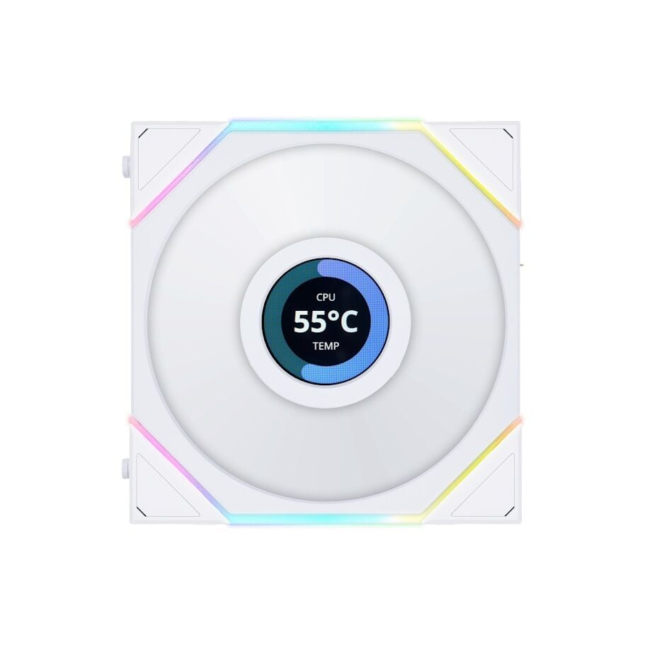 LIAN LI UNI FAN REVERSE TL WIRELESS LCD 1x120mm BEYAZ KASA FANI