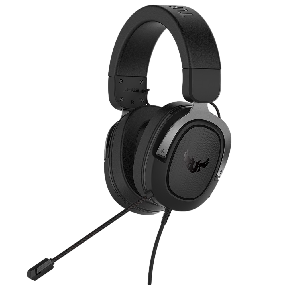 ASUS TUF Gaming H3 Gun Metal 7.1 Surround 3.5mm Kablolu Gaming Kulaklık