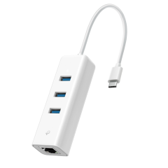 TP-LINK UE330C USB 3.0 Type-C to with 3-Port USB3.0 Type-A Hub Network Adapter