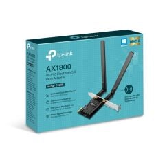 TP-LINK Archer TX20E AX1800 Dual Band Wi-Fi 6 Bluetooth 5.2 PCI Express Adapter