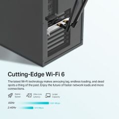 TP-LINK Archer TX20E AX1800 Dual Band Wi-Fi 6 Bluetooth 5.2 PCI Express Adapter