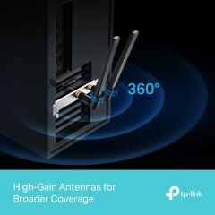 TP-LINK Archer TX55E AX3000 Wi-Fi 6 BT5.2 PCI Express Adaptör