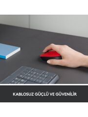 LOGITECH M171 WIRELESS KIRMIZI  MOUSE 910-004641