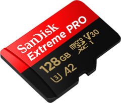 SANDISK 128GB Extreme PRO microSDXC UHS-I SDSQXCD-128G-GN6MA