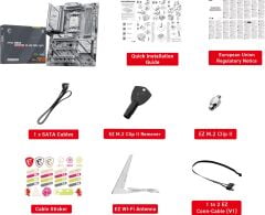 MSI MAG B850 GAMING PLUS MAX WIFI7 AM5 DDR5 8200+(OC)MHz ATX Anakart