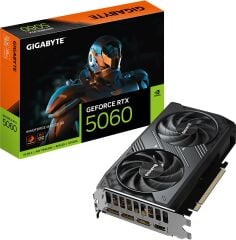 GIGABYTE GeForce RTX5060 WINDFORCE MAX OC GV-N5060WF2MAX OC-8GD GDDR7 8GB 128Bit Ekran Kartı