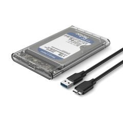 NETAC WH11 USB-C NT07WH11-30B0 2.5'' Şeffaf Disk Kutusu USB3.0