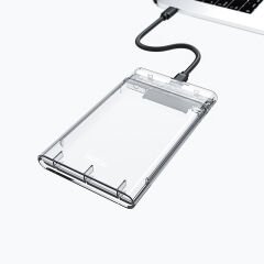 NETAC WH11 USB-C NT07WH11-30B0 2.5'' Şeffaf Disk Kutusu Type-C