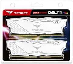 TEAM T-Force Delta RGB White 16GB 2x8GB 3200MHz CL16 DDR4 TF4D416G3200HC16CDC01