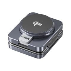 Unitek Qi2 Katlanabilir 3`ü 1 Arada Şarj İstasyonu (P1300AGY01)