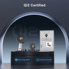 Unitek Qi2 Katlanabilir 3`ü 1 Arada Şarj İstasyonu (P1300AGY01)