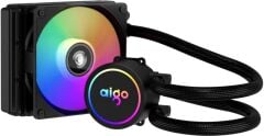 AIGO ACSE120 120mm RGB Siyah Sıvı Soğutma 1700-AM5 1851
