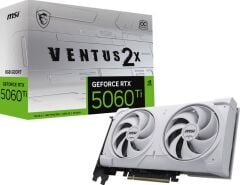 MSI GeForce RTX 5060TI 8GB VENTUS 2X OC WHITE PLUS GDDR7 128Bit DX12 Ekran Kartı