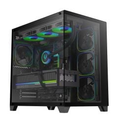 BITFENIX Polii Black 750W ATX 3.1 80+ Bronze PSU 4x120mm FRGB Fan ATX Temperli Cam Siyah Kasa