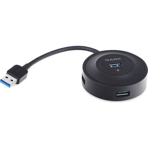 DARK Connect Master 4 Port USB 3.0 USB Hub Siyah DK-AC-USB344