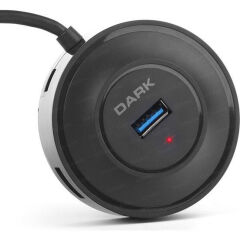 DARK Connect Master 4 Port USB 3.0 USB Hub Siyah DK-AC-USB344