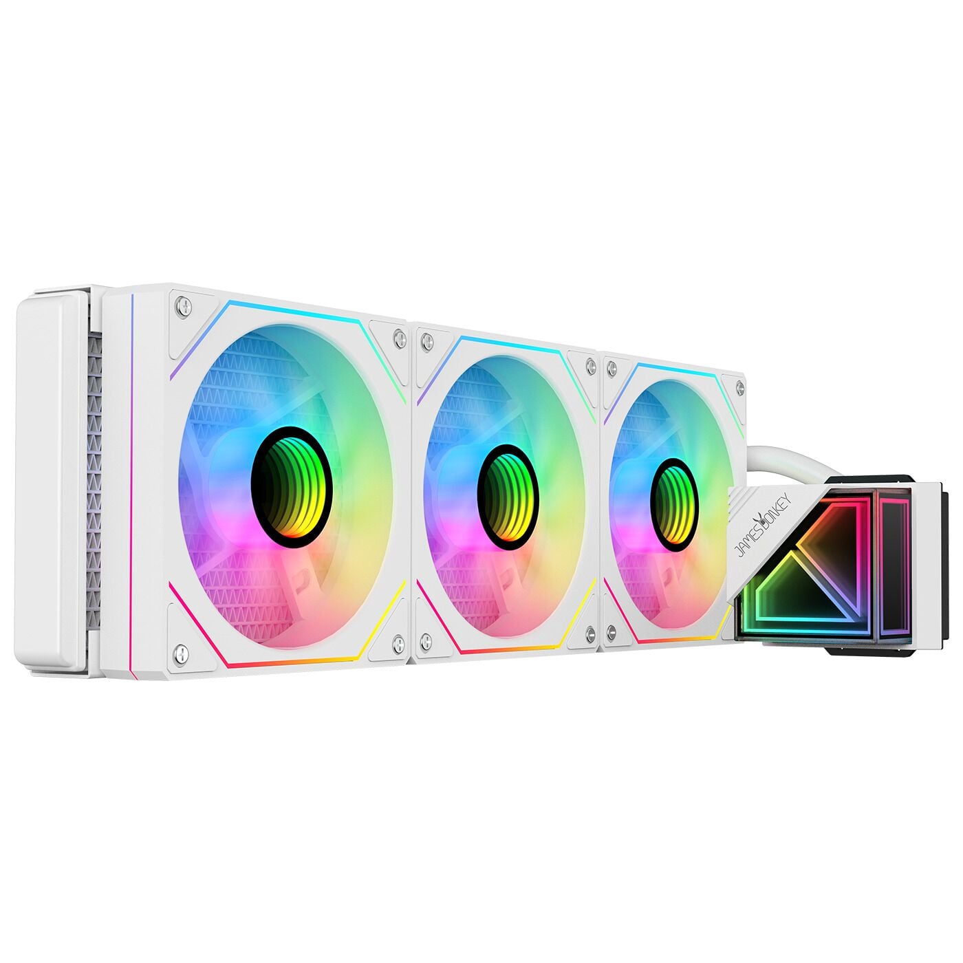 James Donkey Lugis JDC360 ARGB 360mm Beyaz Sıvı İşlemci Soğutucu AM5-LGA1700