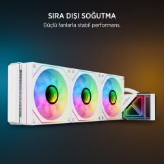 James Donkey Lugis JDC360 ARGB 360mm Beyaz Sıvı İşlemci Soğutucu AM5-LGA1700