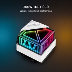 James Donkey Lugis JDC360 ARGB 360mm Beyaz Sıvı İşlemci Soğutucu AM5-LGA1700