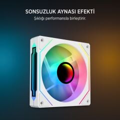 James Donkey Lugis JDC360 ARGB 360mm Beyaz Sıvı İşlemci Soğutucu AM5-LGA1700