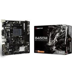 BIOSTAR B450MHP AMD AM4 DDR4 3200 HDMI VGA mATX