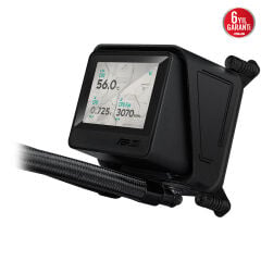 ASUS MAX Gaming LC 360 ARGB LCD 360mm Siyah Sıvı Soğutucu