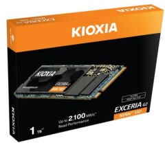 KIOXIA SSD 1TB EXCERIA G2 2100-1700Mbs PCIe M.2 NVMe SSD LRC20Z001TG8