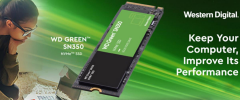 WD 1TB Green SN350 M2 NVMe SSD 3200-2500 MBs WDS100T3G0C