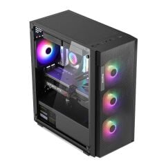 SEGOTEP Axe 5 Siyah 650W mATX 4 Fan Gaming Kasa