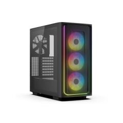 DEEPCOOL CG540 4xARGB Fan 750W 80+ ATX Temperli Cam Siyah Gaming Kasa