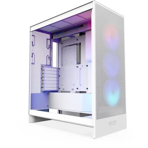 NZXT H Series H7 Flow (2024) RGB CM-H72FW-R1 ATX Beyaz Mid Tower Kasa