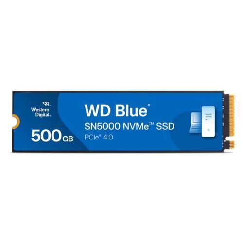 WD 500GB Blue SN5000 SSD m.2 NVMe WDS500G4B0E 5000-4000MBS