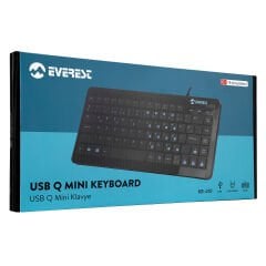 EVEREST KB-410 USB Q TR MİNİ KLAVYE